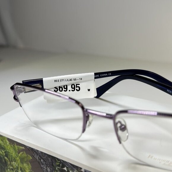 Runway Couture Eyewear RCE-271 Lilac Eyeglasses - Picture 4 of 11